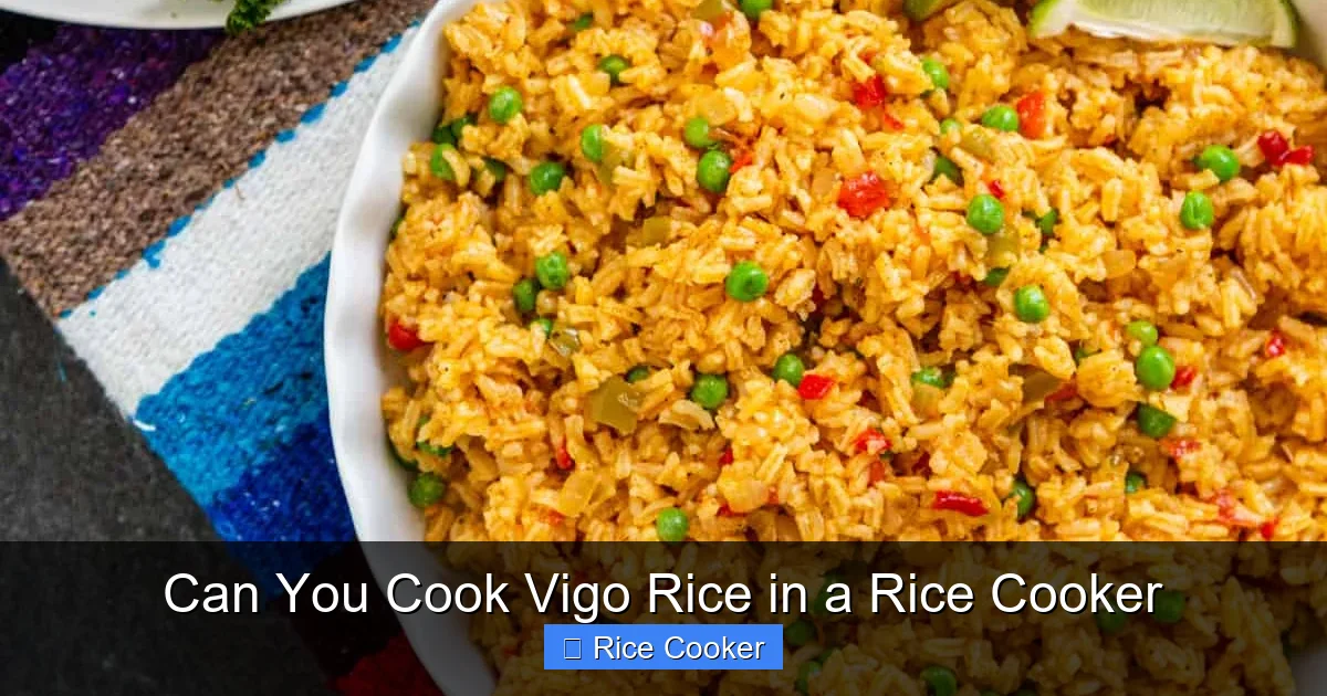Can You Cook Vigo Rice in a Rice Cooker