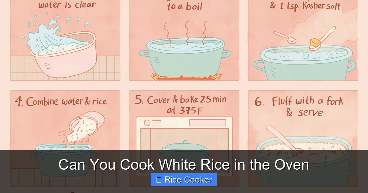 Can You Cook White Rice in the Oven