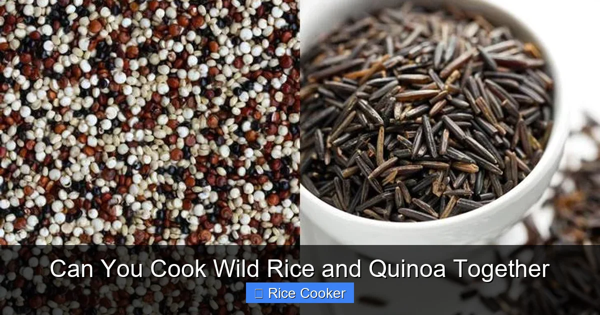 Can You Cook Wild Rice and Quinoa Together