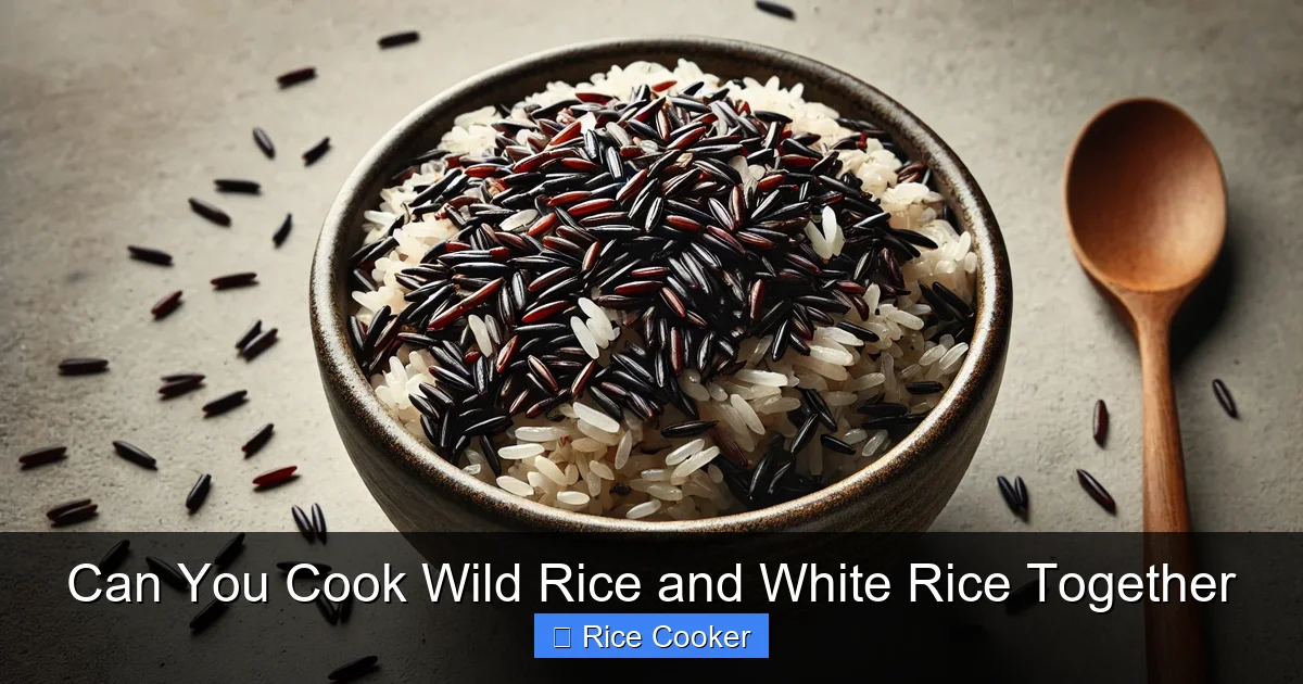 Can You Cook Wild Rice and White Rice Together