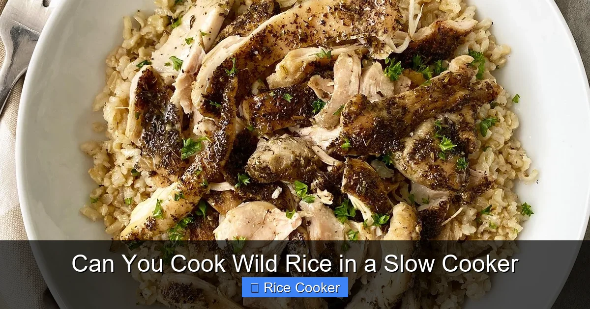Can You Cook Wild Rice in a Slow Cooker