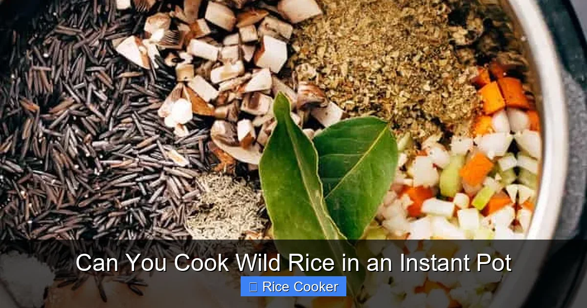 Can You Cook Wild Rice in an Instant Pot