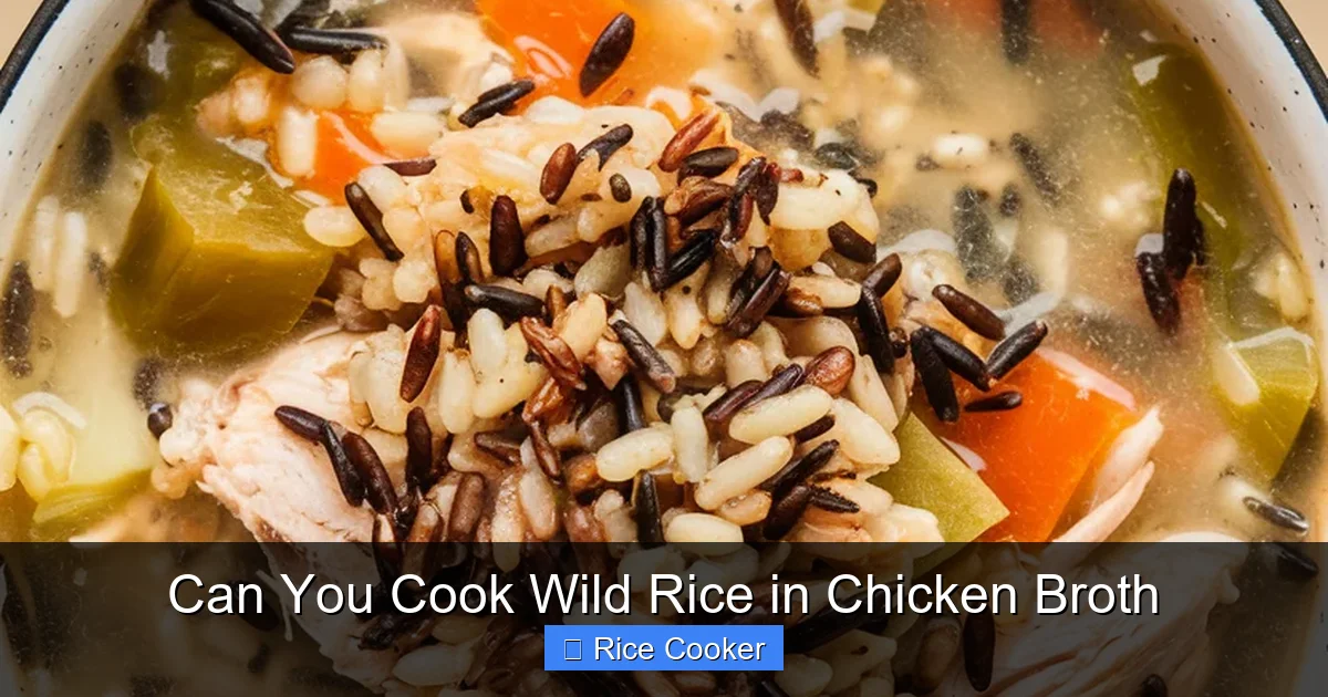 Can You Cook Wild Rice in Chicken Broth
