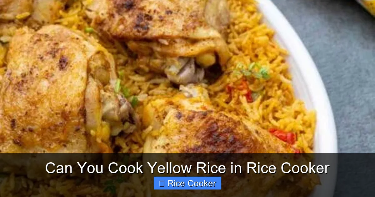 Can You Cook Yellow Rice in Rice Cooker