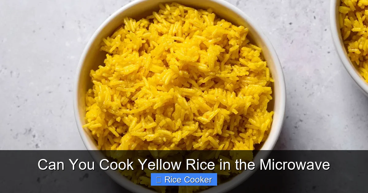 Can You Cook Yellow Rice in the Microwave