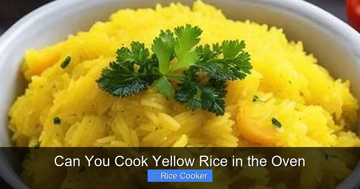 Can You Cook Yellow Rice in the Oven