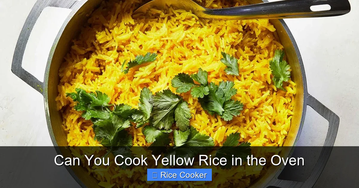 Can You Cook Yellow Rice in the Oven