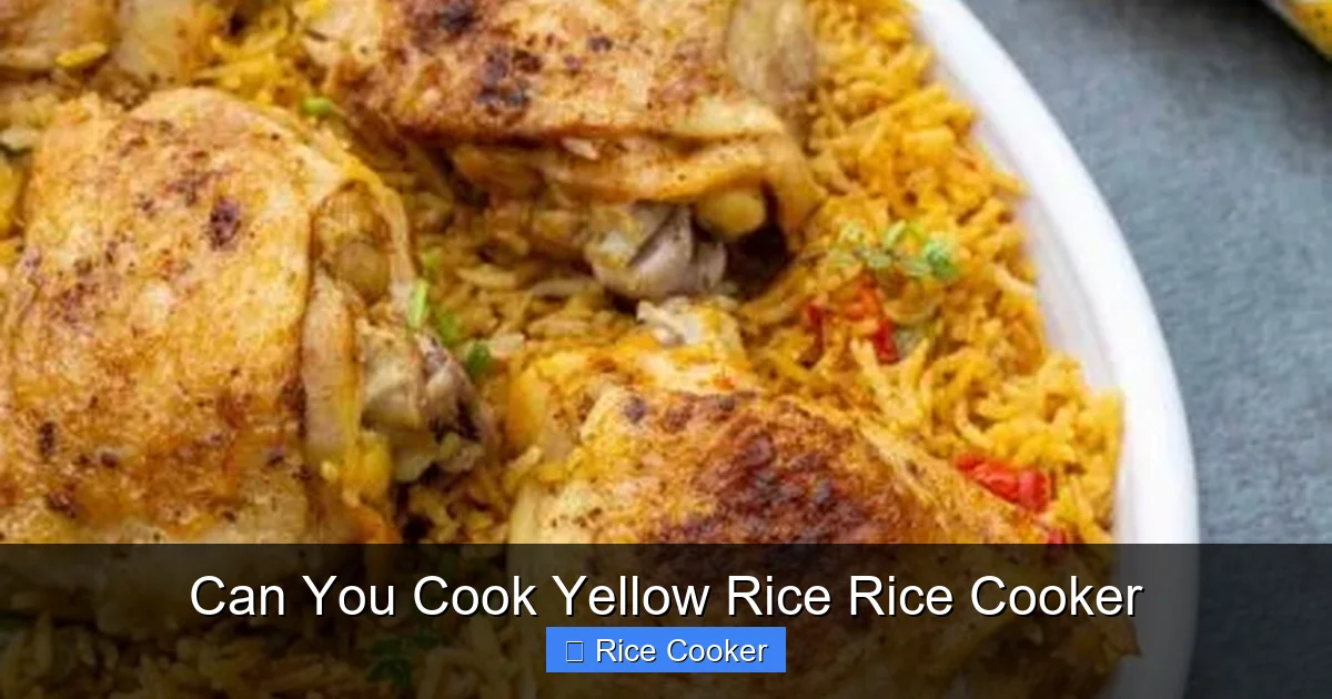 Can You Cook Yellow Rice Rice Cooker