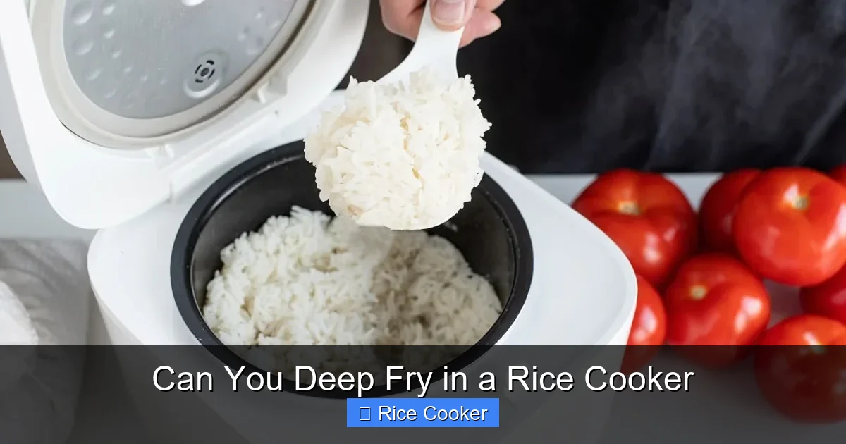 Can You Deep Fry in a Rice Cooker