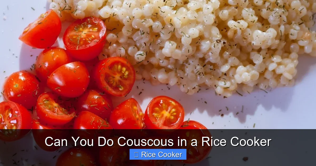 Can You Do Couscous in a Rice Cooker