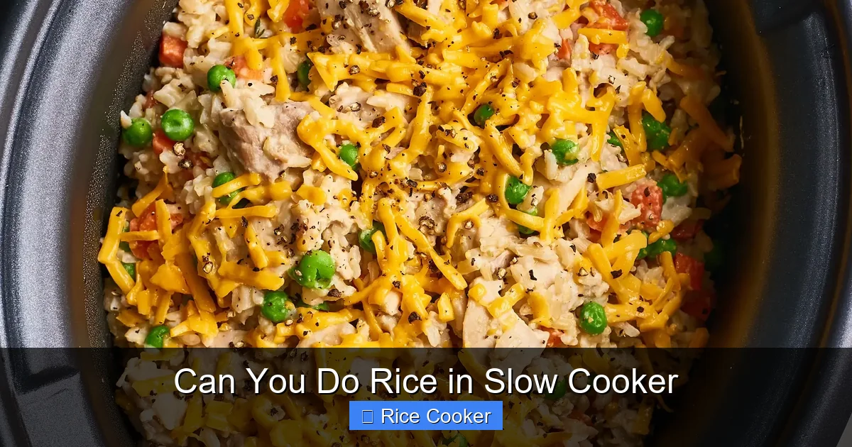 Can You Do Rice in Slow Cooker