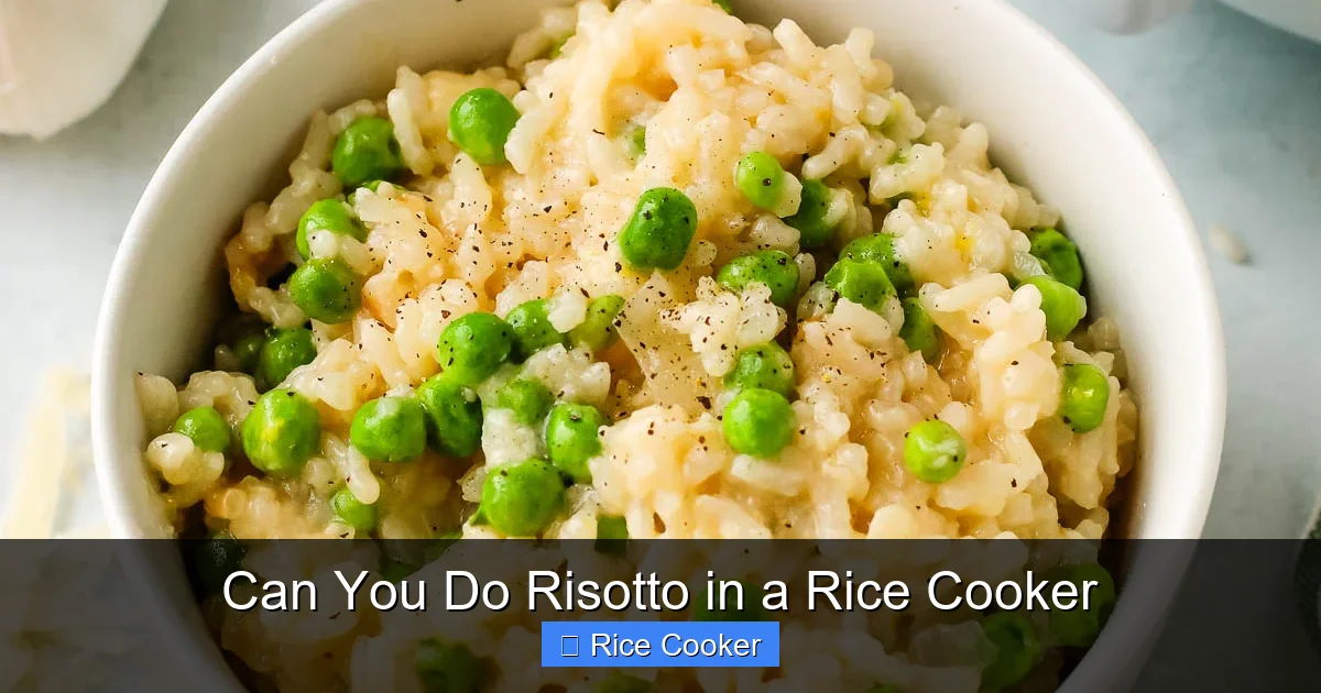 Can You Do Risotto in a Rice Cooker