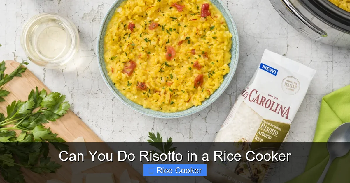 Can You Do Risotto in a Rice Cooker