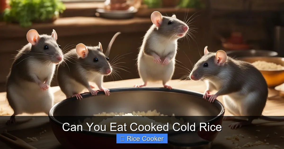Can You Eat Cooked Cold Rice