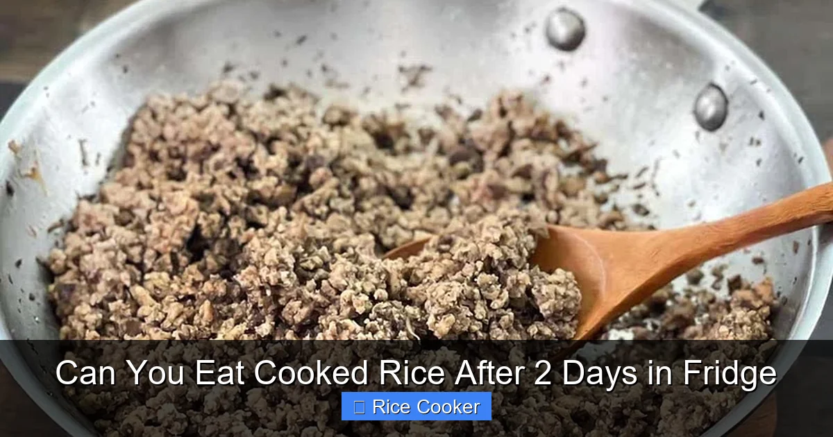 Can You Eat Cooked Rice After 2 Days in Fridge