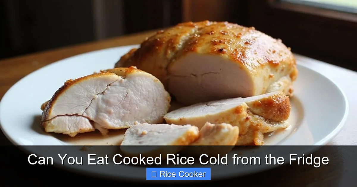 Can You Eat Cooked Rice Cold from the Fridge