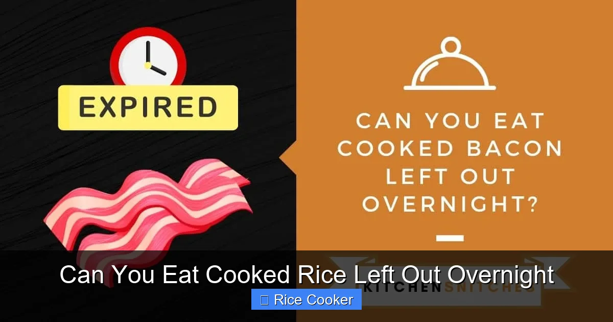 Can You Eat Cooked Rice Left Out Overnight