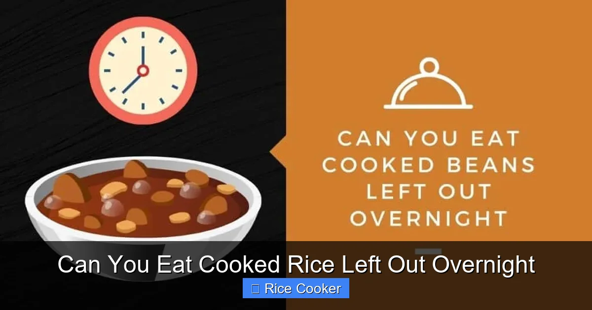 Can You Eat Cooked Rice Left Out Overnight