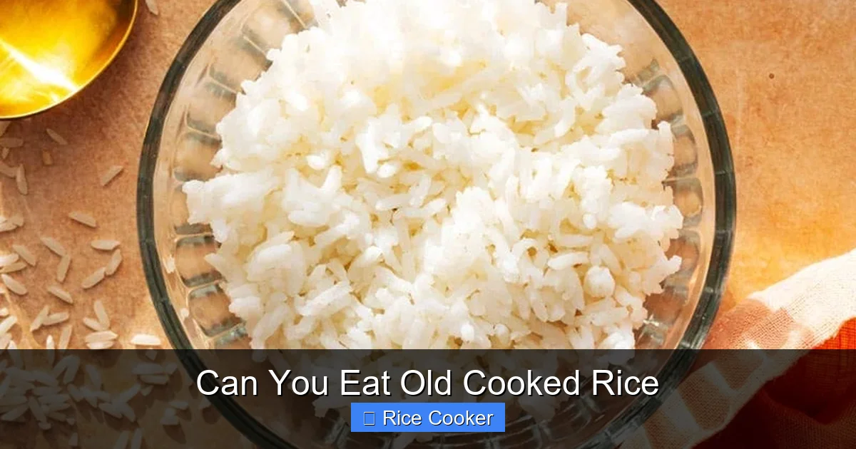Can You Eat Old Cooked Rice