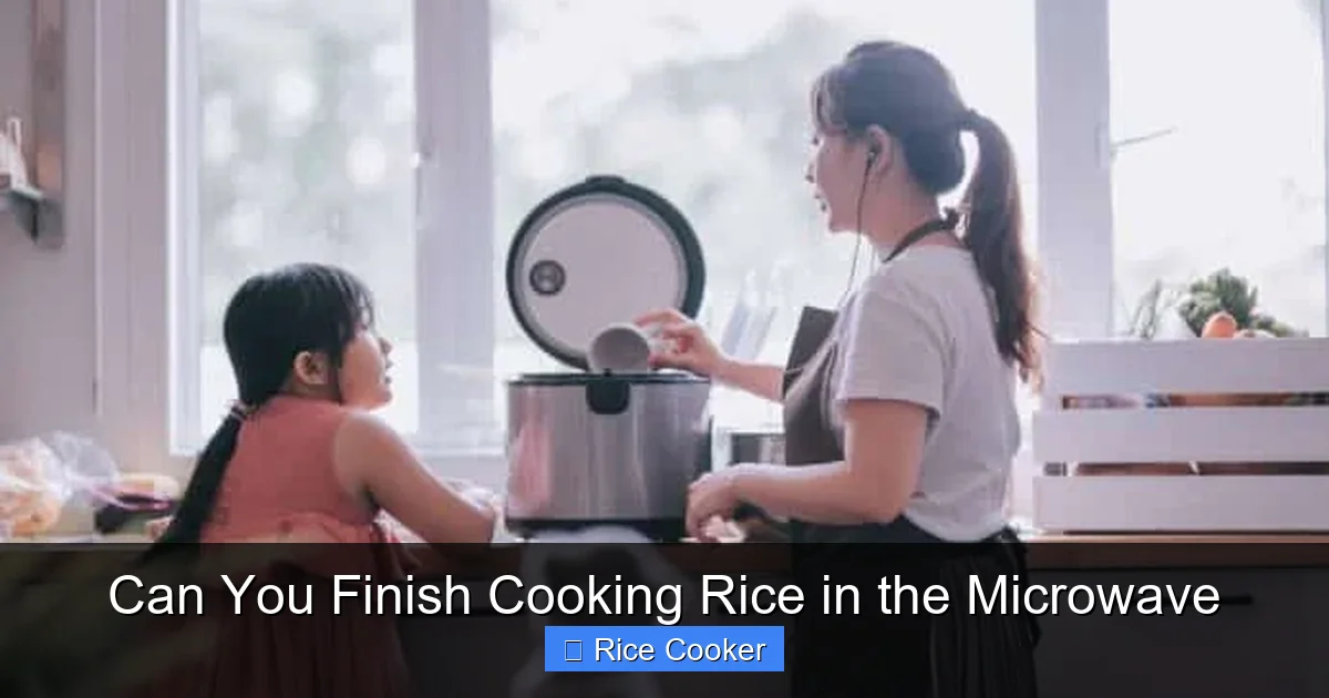 Can You Finish Cooking Rice in the Microwave