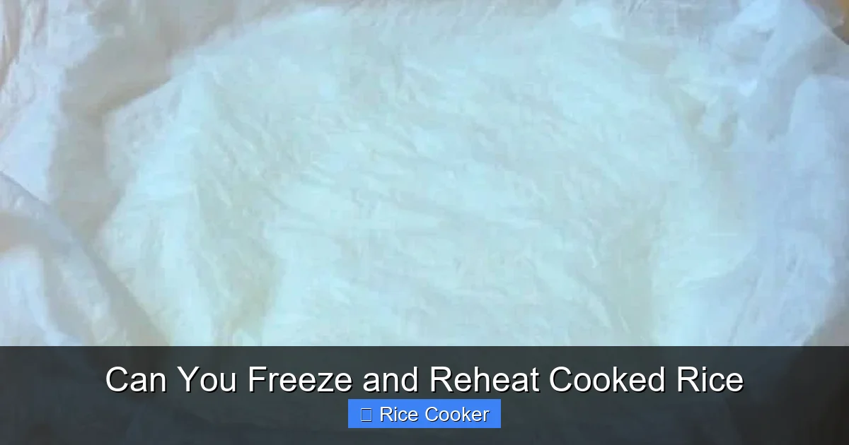Can You Freeze and Reheat Cooked Rice
