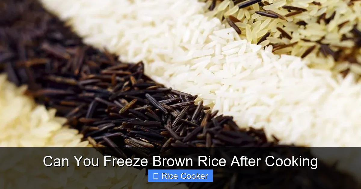 Can You Freeze Brown Rice After Cooking