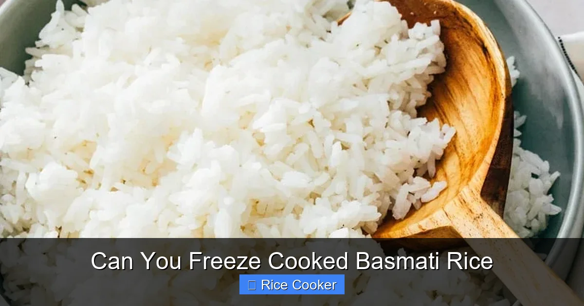 Can You Freeze Cooked Basmati Rice