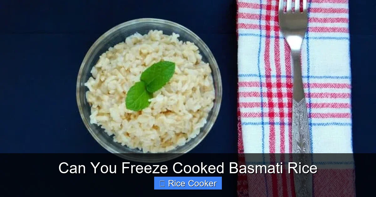 Can You Freeze Cooked Basmati Rice