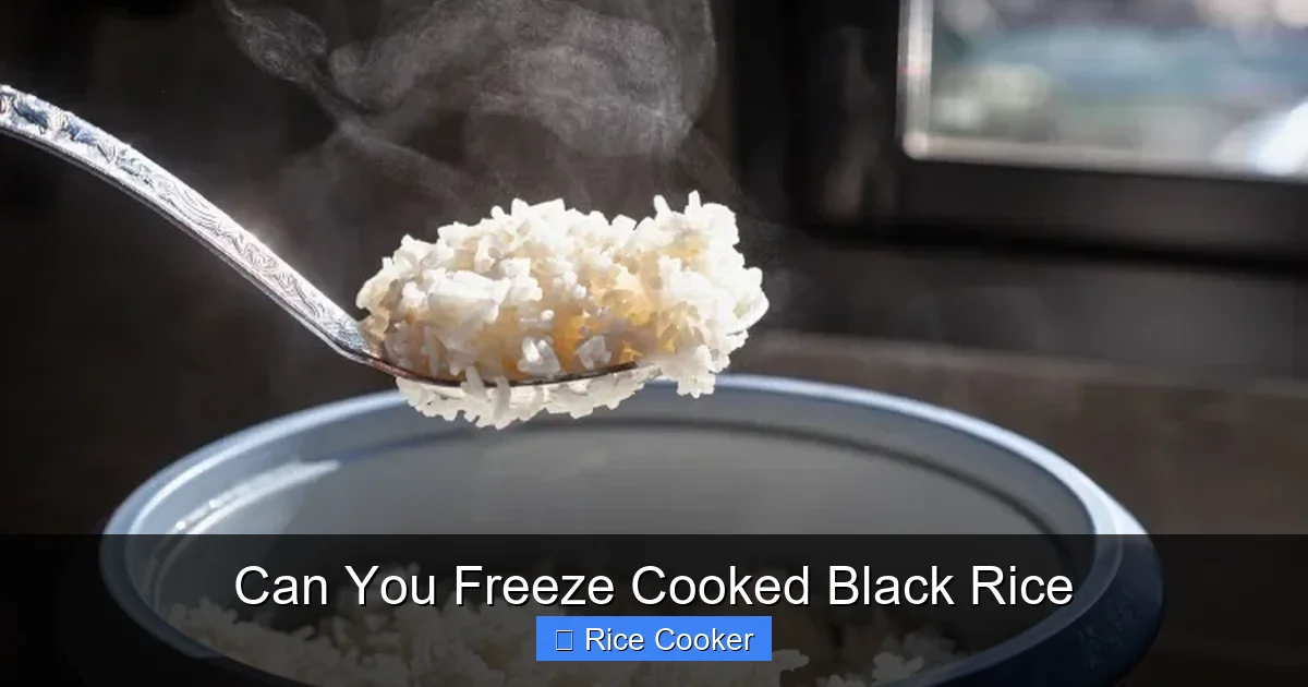 Can You Freeze Cooked Black Rice