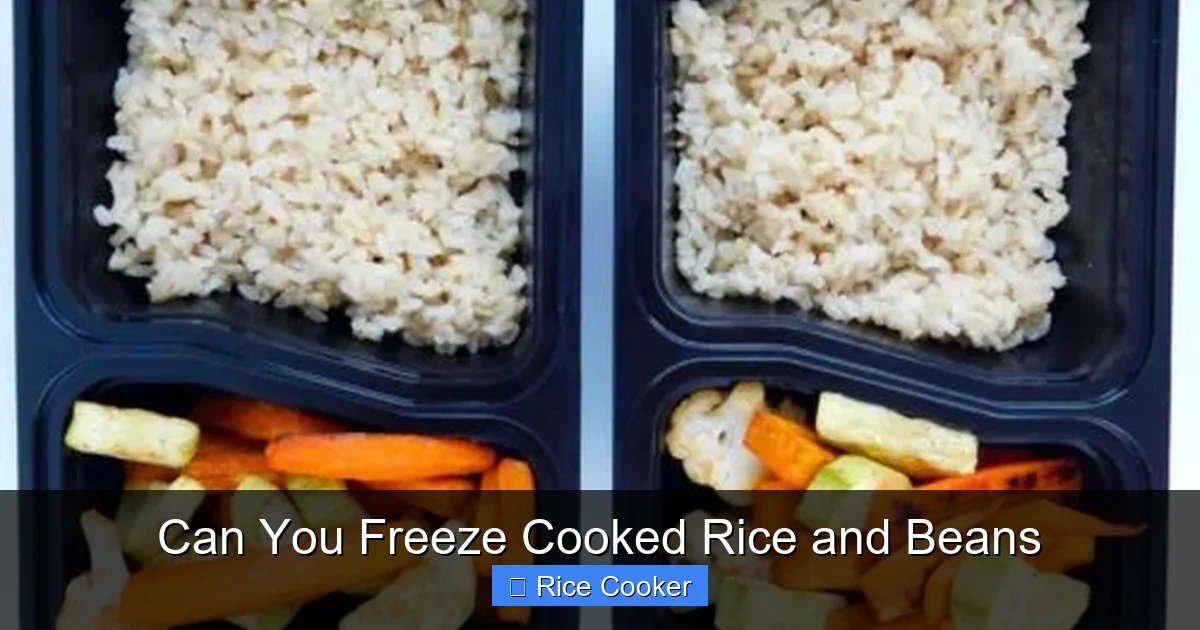 Can You Freeze Cooked Rice and Beans