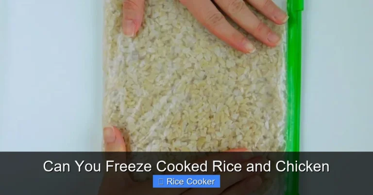 Can You Freeze Cooked Rice and Chicken