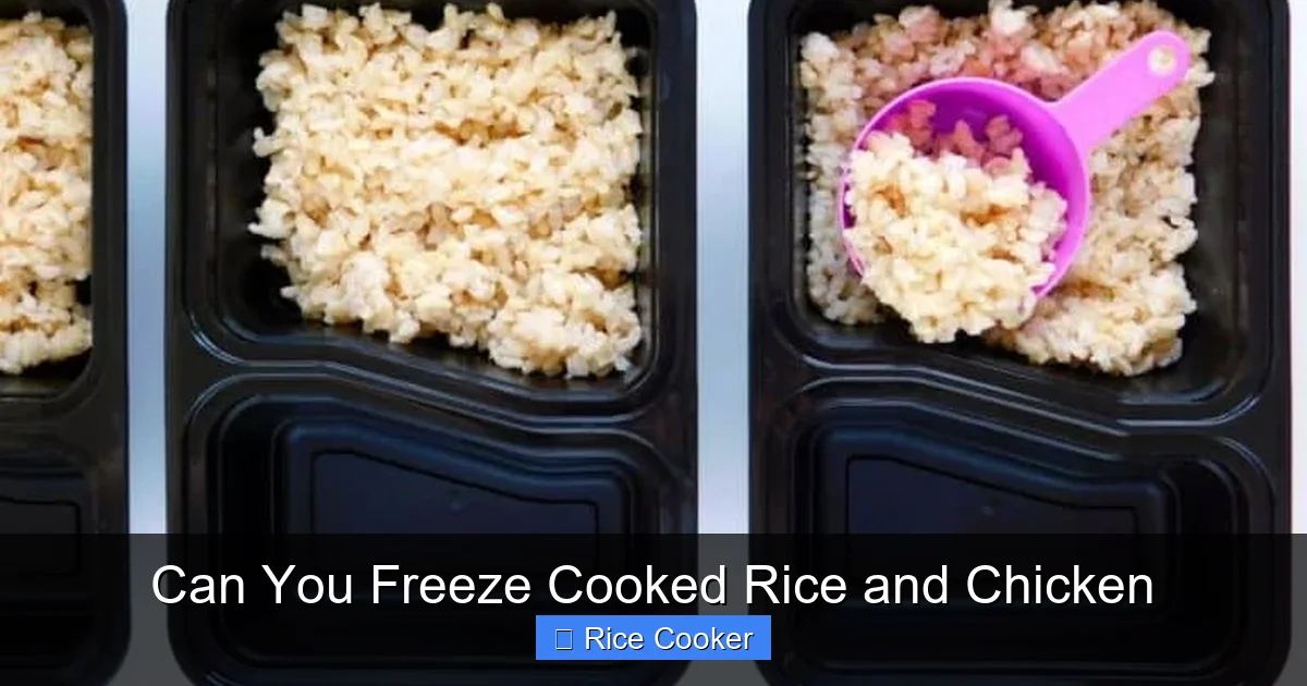 Can You Freeze Cooked Rice and Chicken