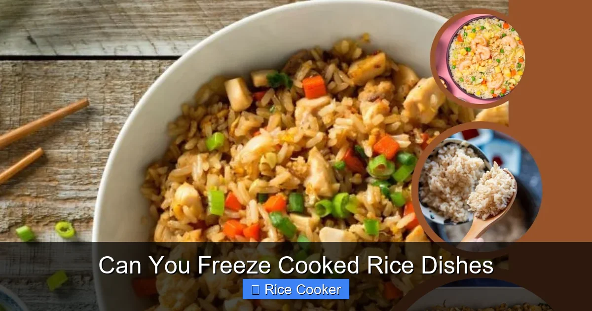 Can You Freeze Cooked Rice Dishes