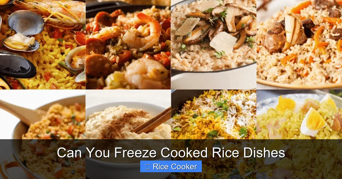 Can You Freeze Cooked Rice Dishes