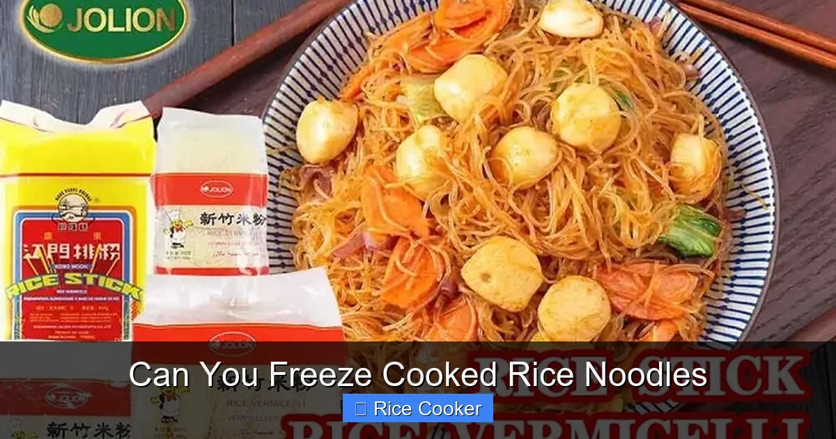 Can You Freeze Cooked Rice Noodles