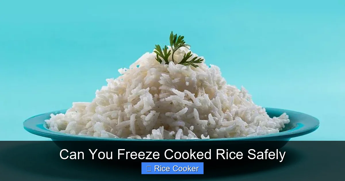 Can You Freeze Cooked Rice Safely