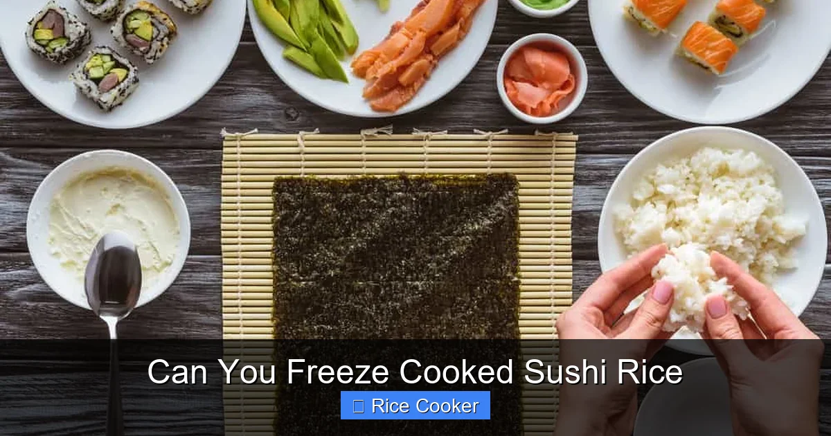 Can You Freeze Cooked Sushi Rice