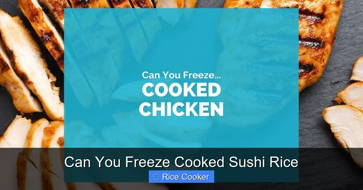 Can You Freeze Cooked Sushi Rice