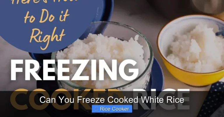 Can You Freeze Cooked White Rice