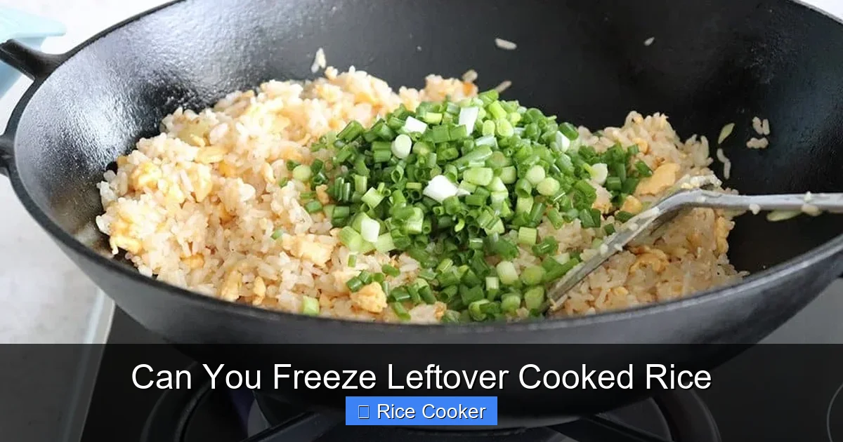 Can You Freeze Leftover Cooked Rice