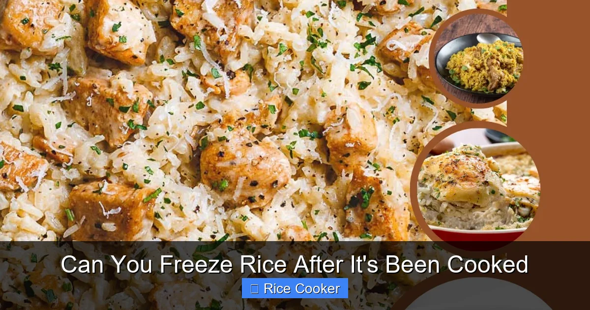 Can You Freeze Rice After It's Been Cooked