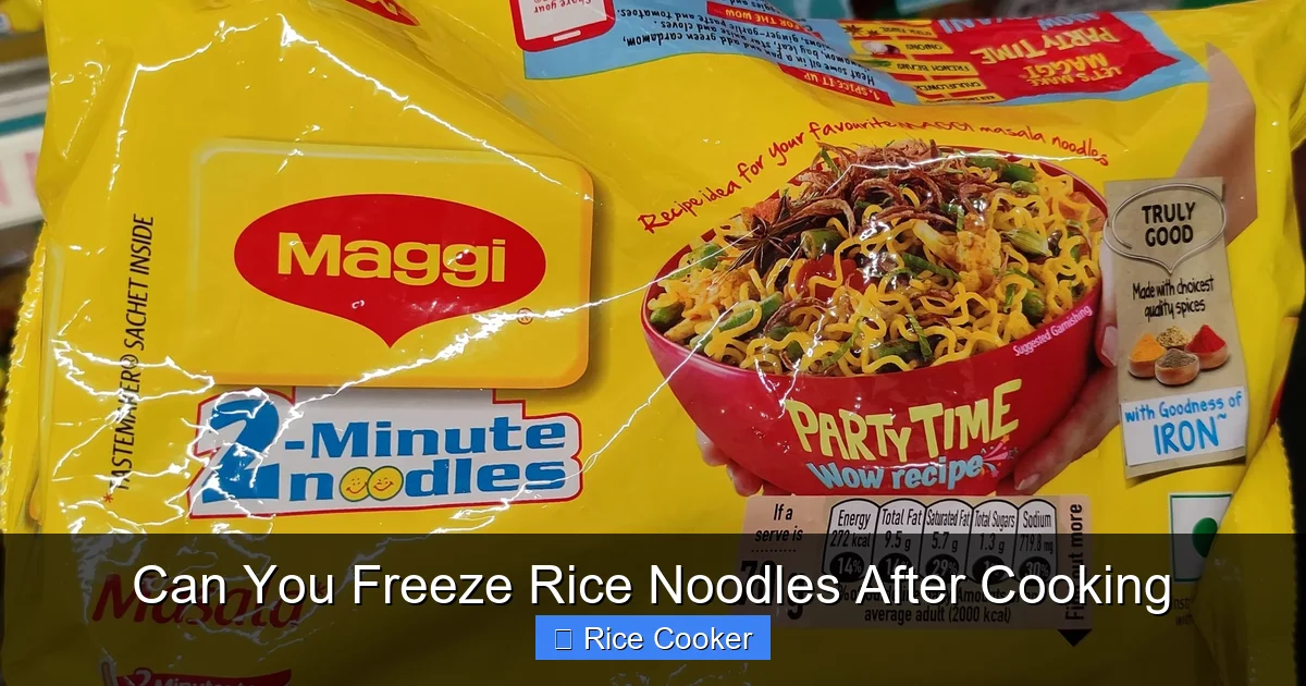 Can You Freeze Rice Noodles After Cooking
