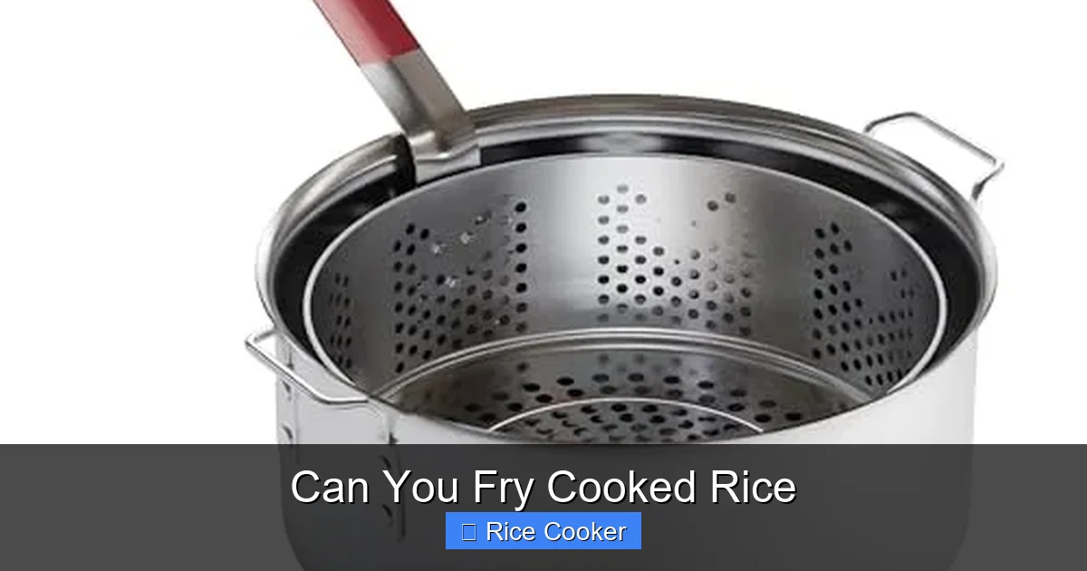 Can You Fry Cooked Rice