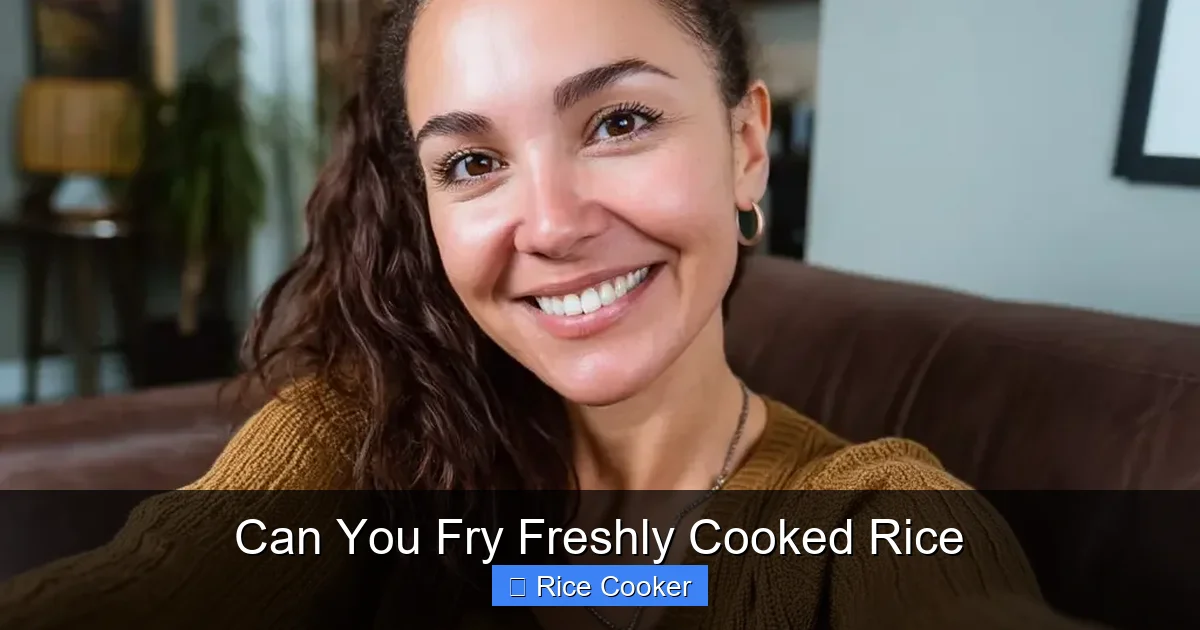 Can You Fry Freshly Cooked Rice