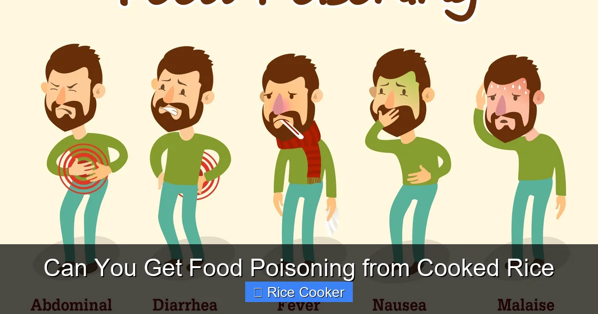 Can You Get Food Poisoning from Cooked Rice