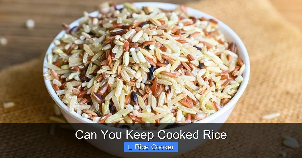 Can You Keep Cooked Rice