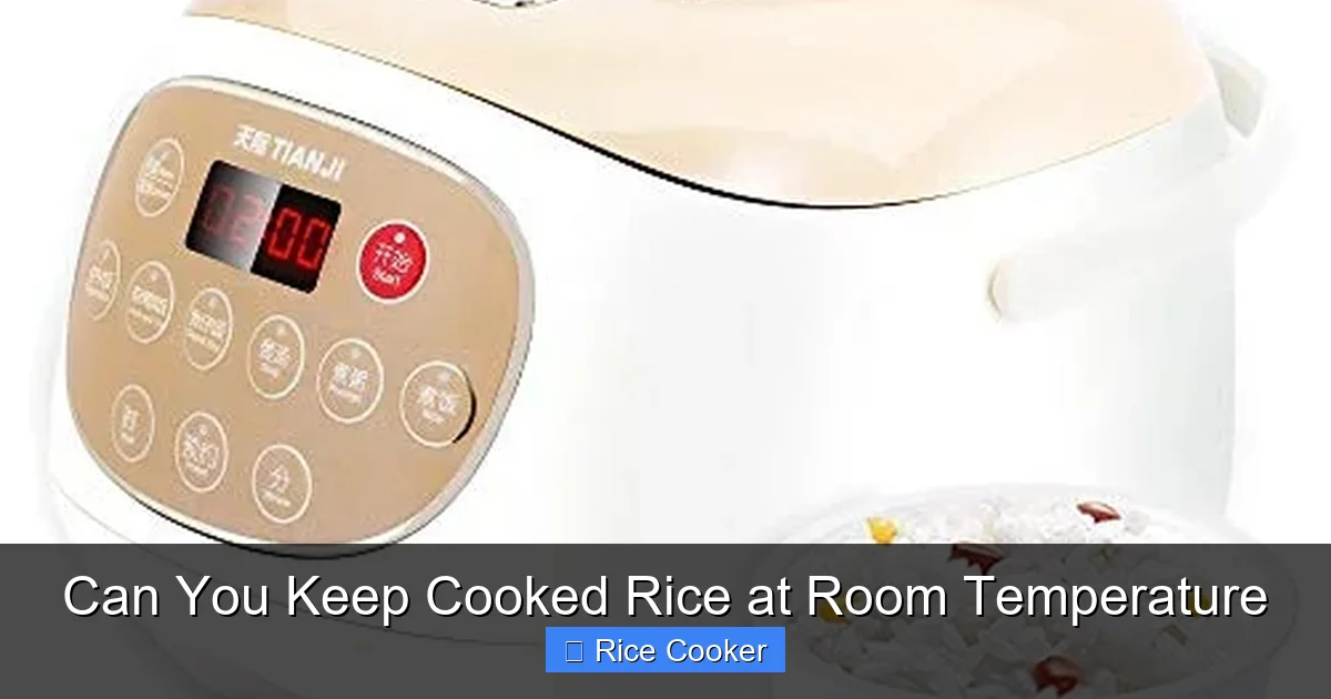 Can You Keep Cooked Rice at Room Temperature