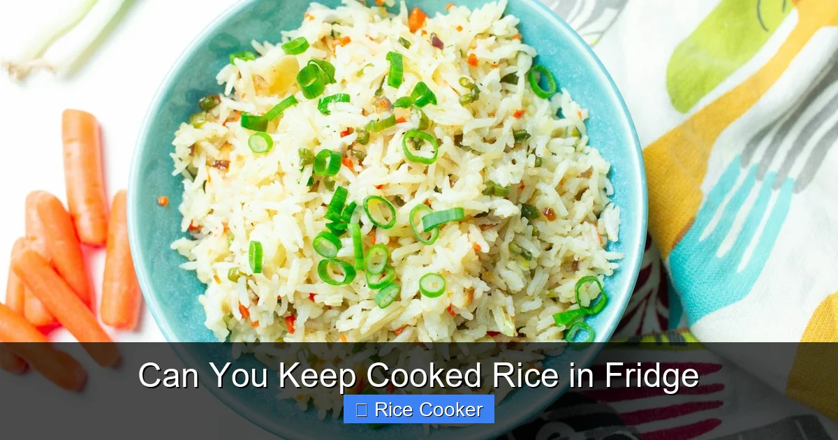 Can You Keep Cooked Rice in Fridge