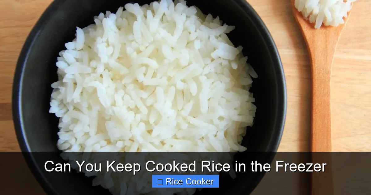 Can You Keep Cooked Rice in the Freezer