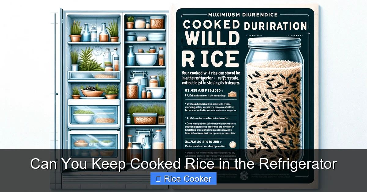 Can You Keep Cooked Rice in the Refrigerator